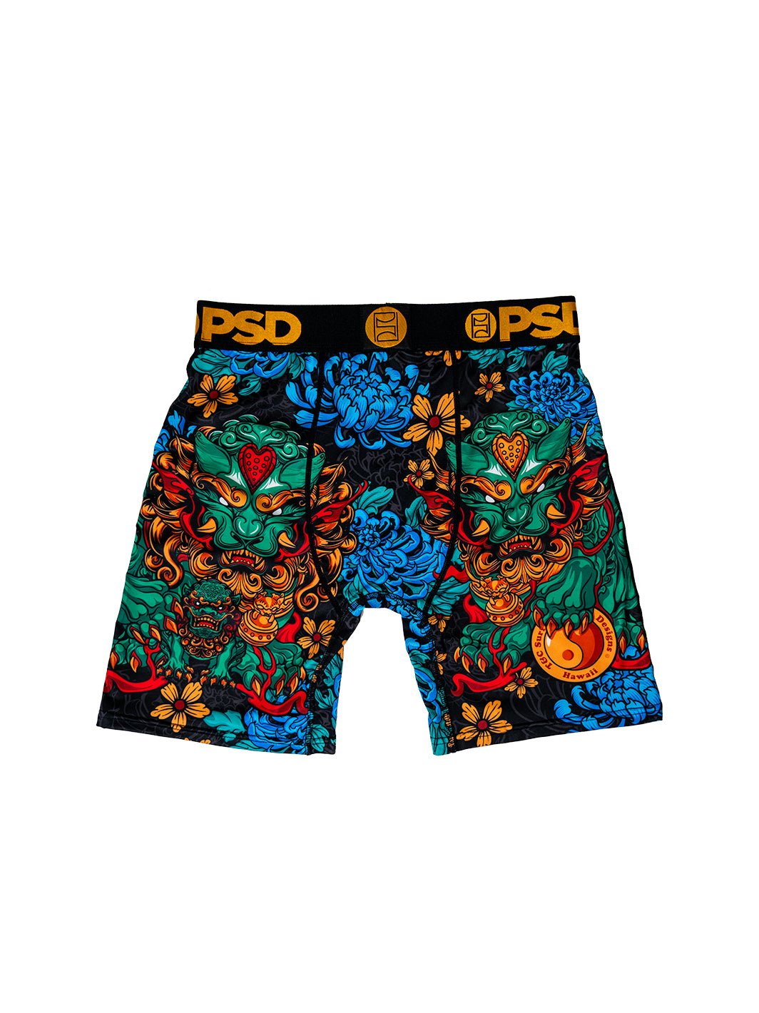 T&C Surf x PSD Fu Dog 7" Boxer Brief - T&C Surf Designs