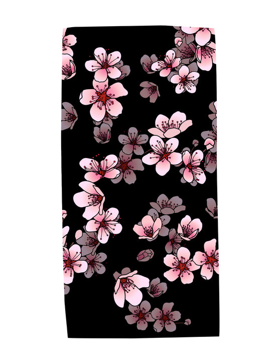 T&C Surf Designs T&C Surf Cherry Bloom Microfiber Towel, Black