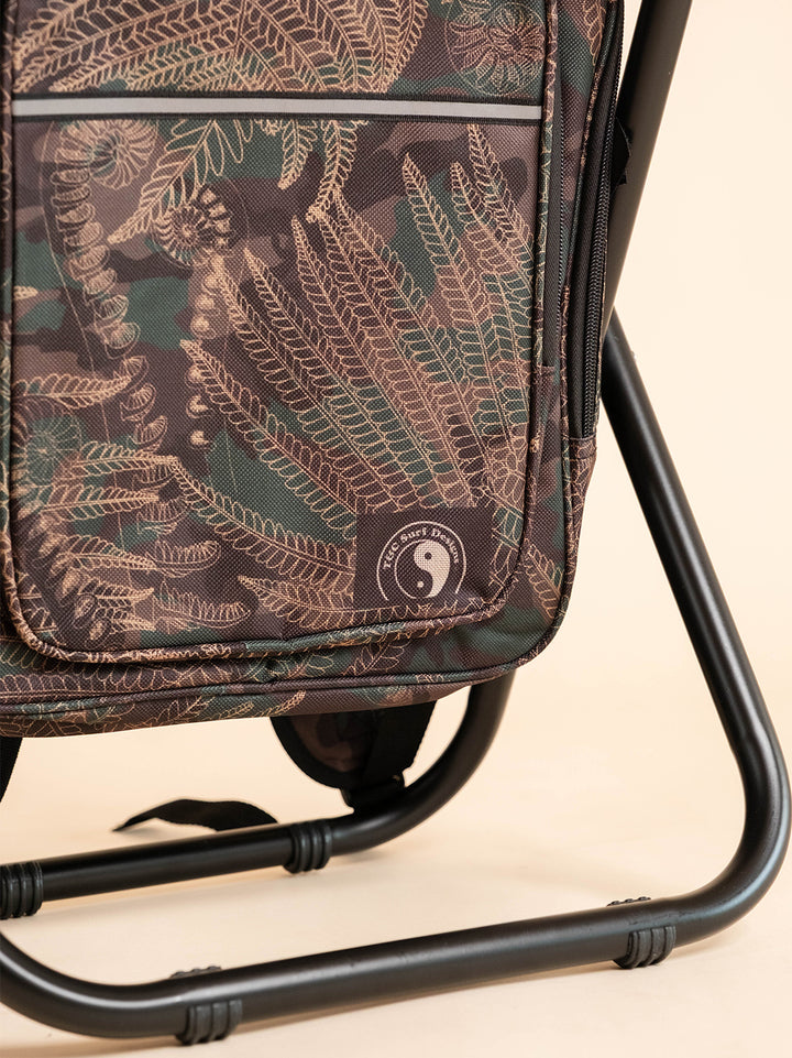 Fern Camo Backpack Cooler Chair