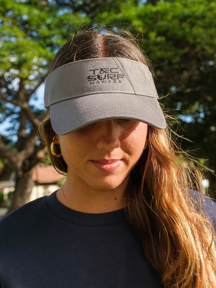 T&C Surf Designs Word Visor, Grey