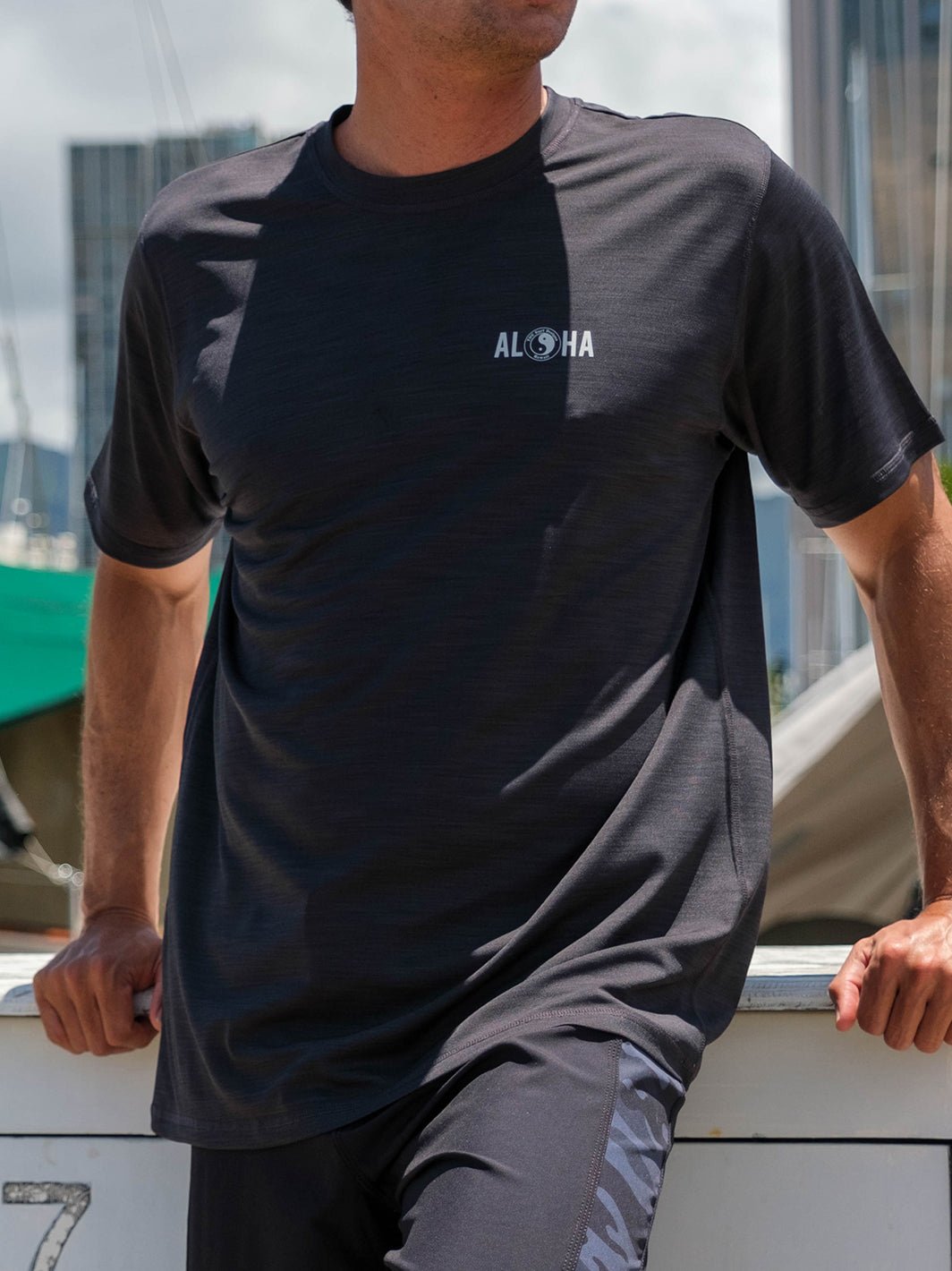 T&C Surf Designs Hybrid Short Sleeve Rashguard,