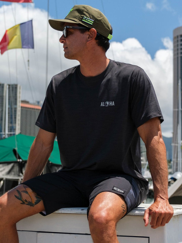 T&C Surf Designs Hybrid Short Sleeve Rashguard,