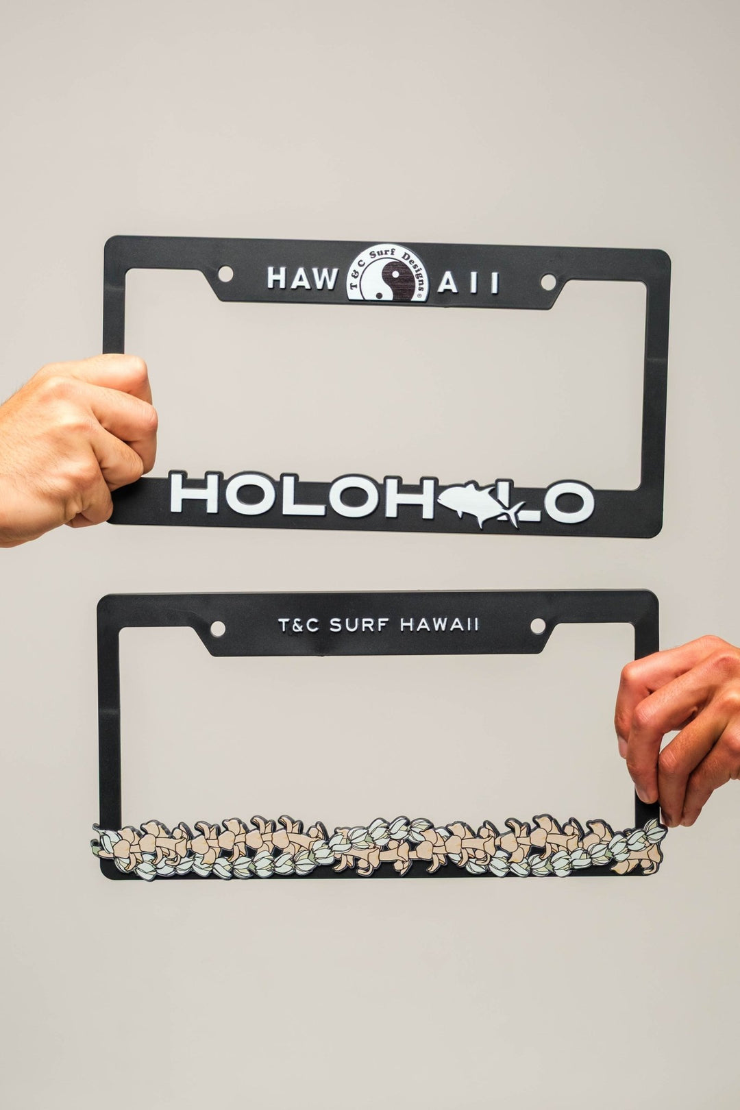 T&C Surf Designs Lei Twist License Plate,