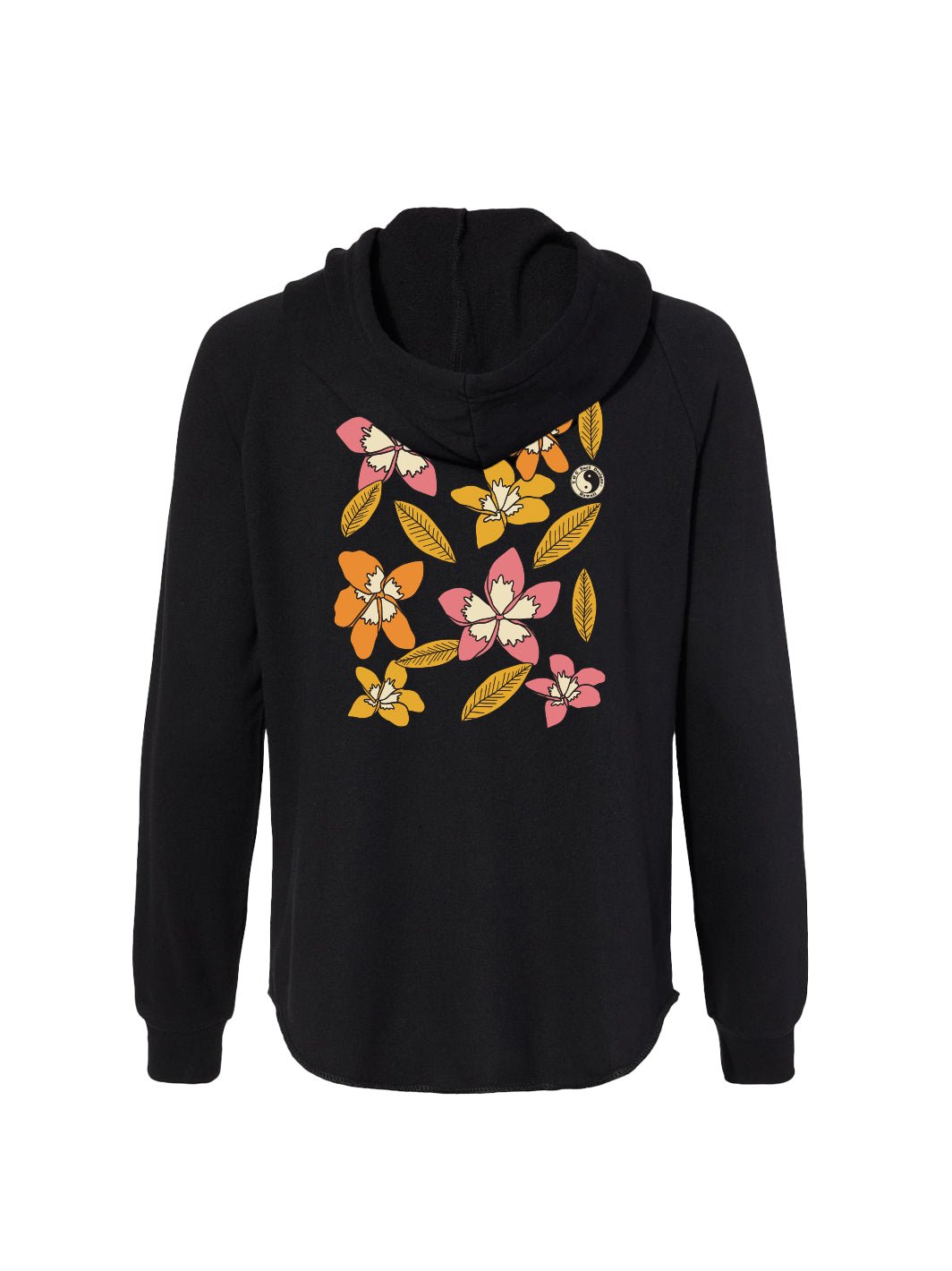 Plumerias Zip Hoodie - T&C Surf Designs
