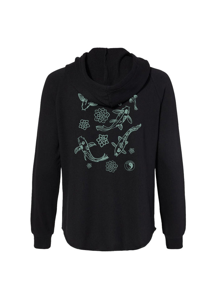 T&C Surf Designs Moonlit Koi Zip Hoodie,