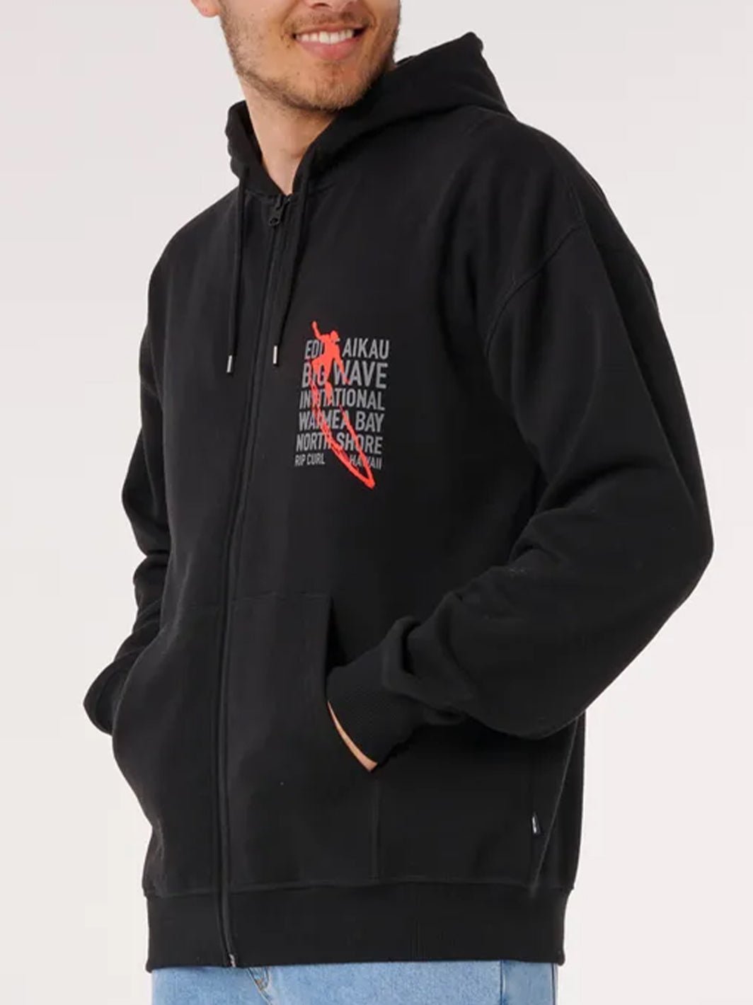 Eddie Would Go Zip Thru Hoodie - T&C Surf Designs