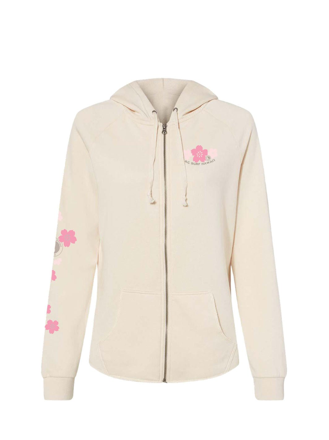 Cute Sakura Zip Hoodie – T&C Surf Designs