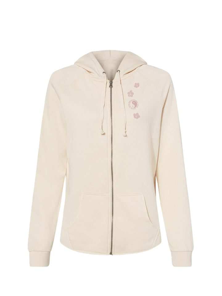 Triple Sakura Zip Hoodie