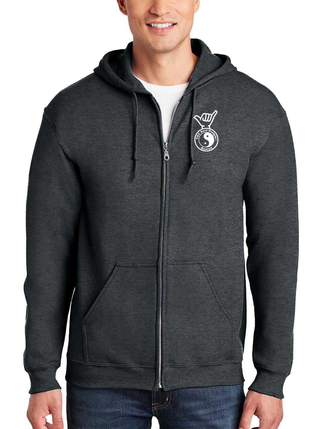 Shakas and Aloha Zip Hoodie - T&C Surf Designs