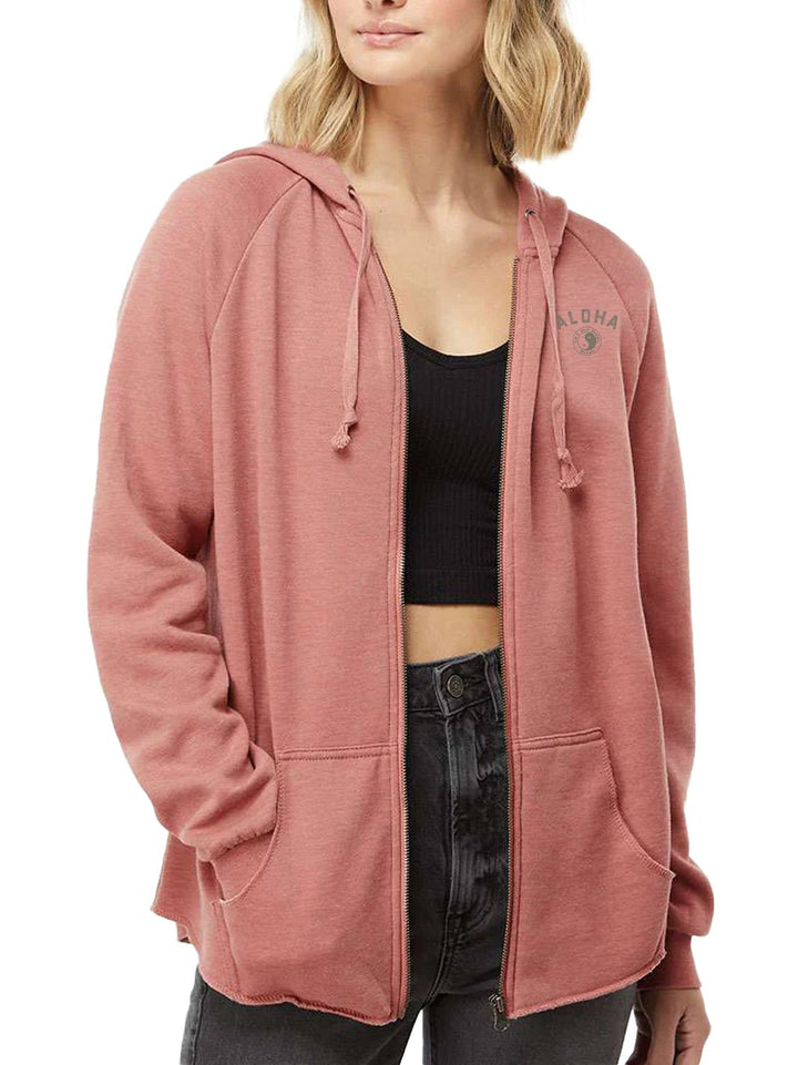 Quilt Stamp Zip Hoodie - T&C Surf Designs