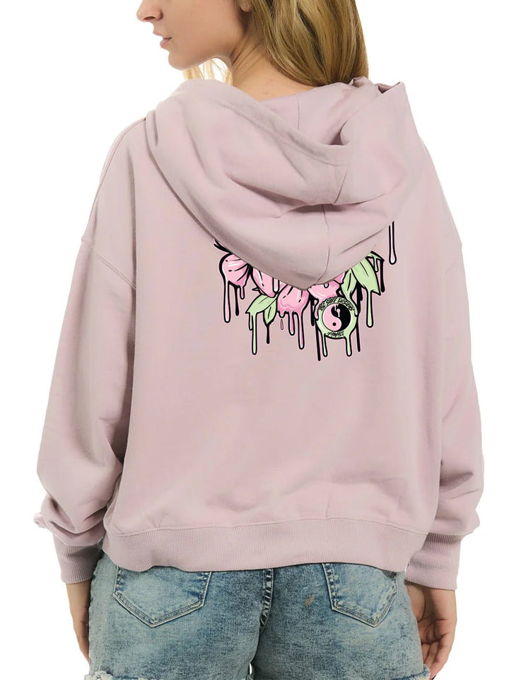 Sakura Drip Pullover Hoodie - T&C Surf Designs