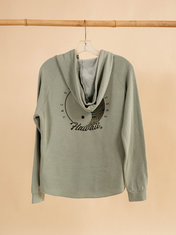 Fern Camo Zip Hoodie - T&C Surf Designs