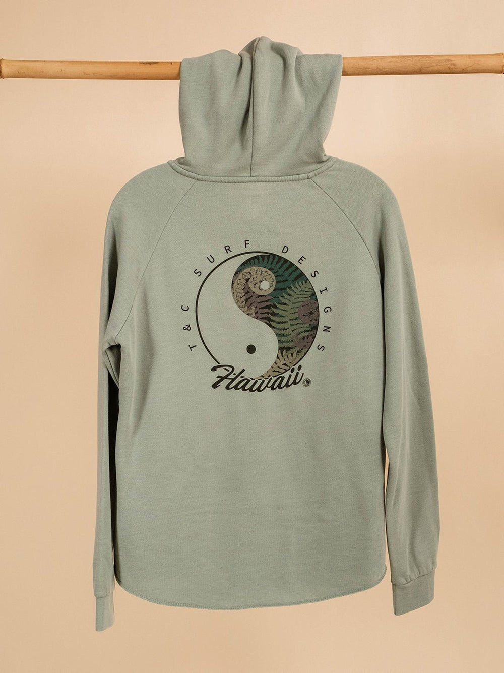 Fern Camo Zip Hoodie - T&C Surf Designs