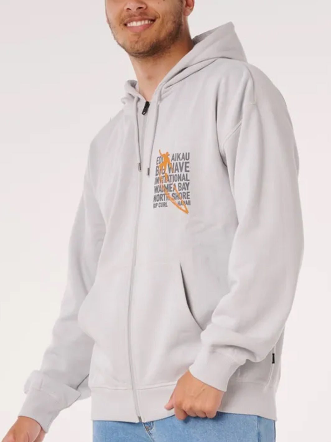 Eddie Would Go Zip Thru Hoodie – T&C Surf Designs