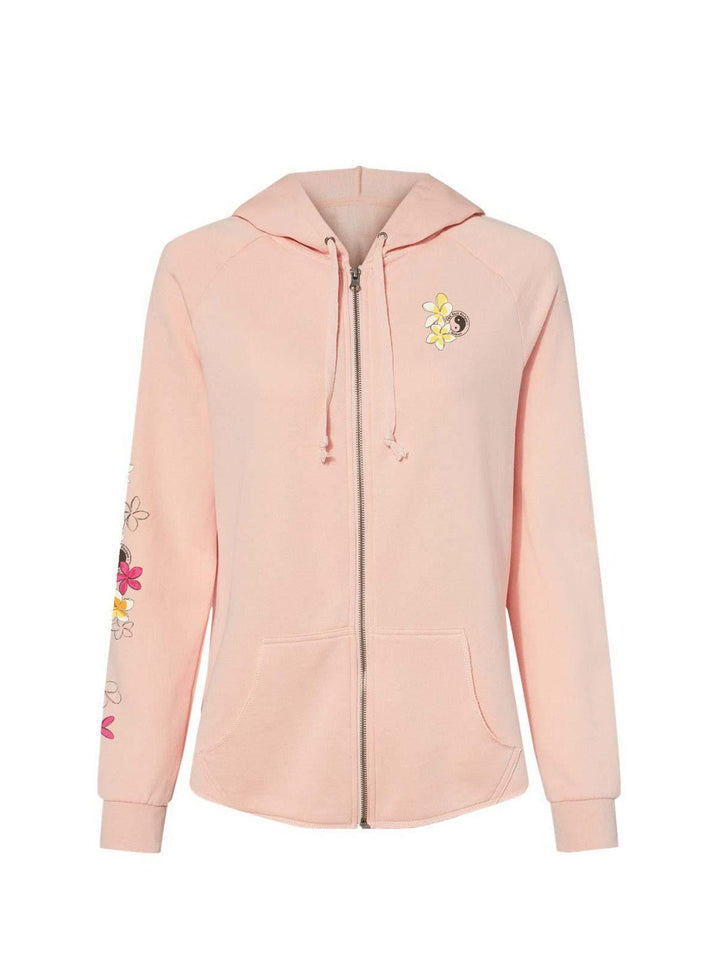 Pua Melia Vertical Zip Hoodie - T&C Surf Designs