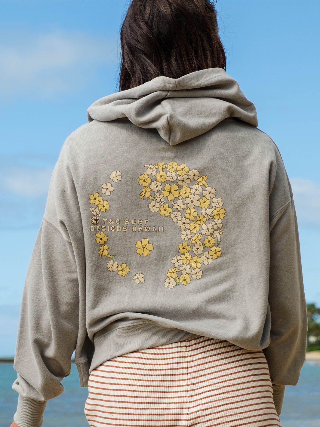 Puakenikeni Logo Pullover Hoodie - T&C Surf Designs