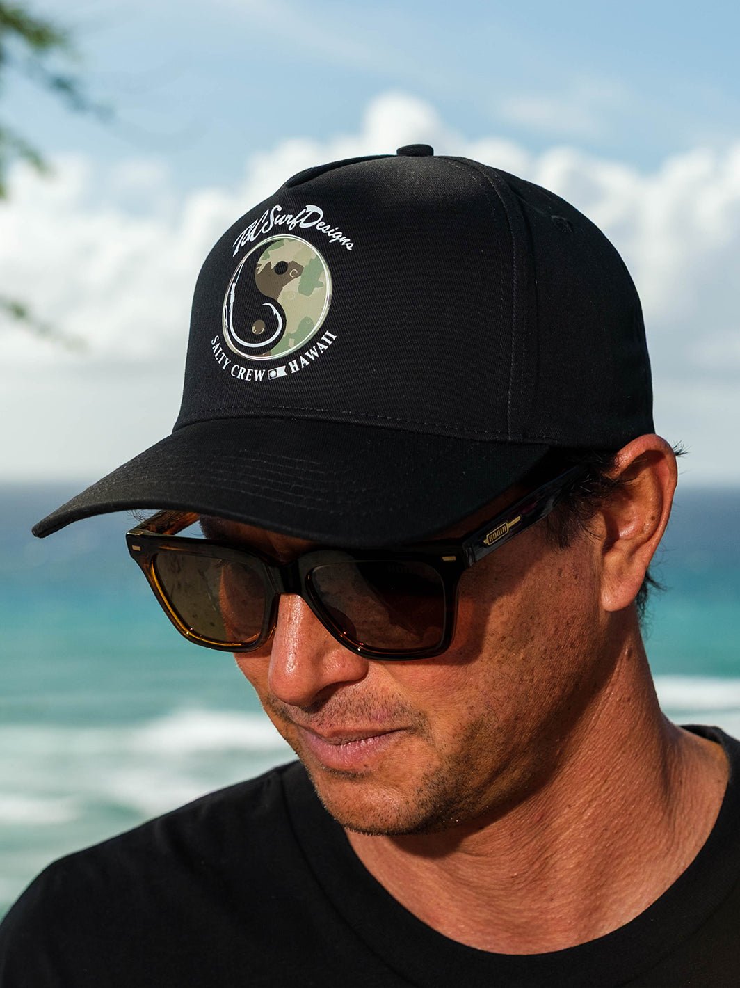 T&C Surf x Salty Crew Hooked Snapback - T&C Surf Designs