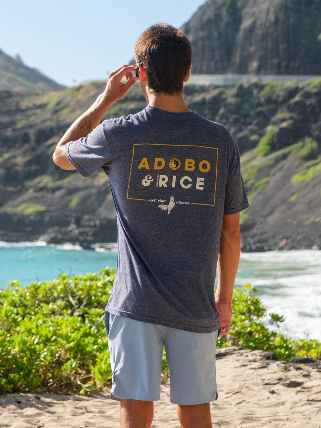 T&C Surf Designs Adobo and Rice Jersey Tee,