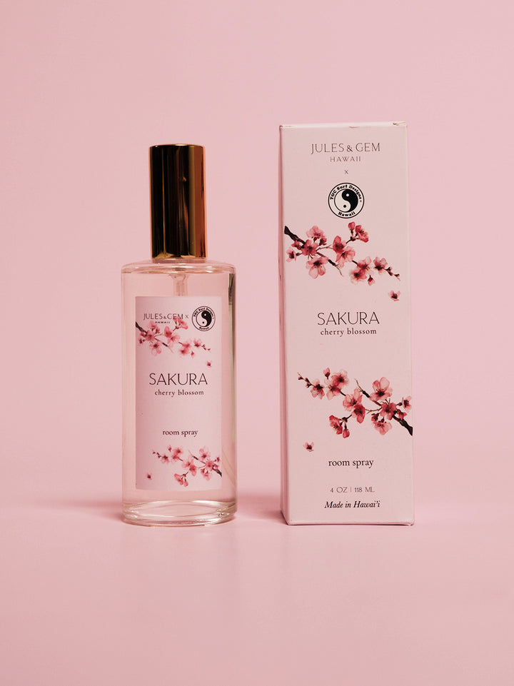 T&C Surf x Jules & Gem Sakura 4 oz Room Spray
