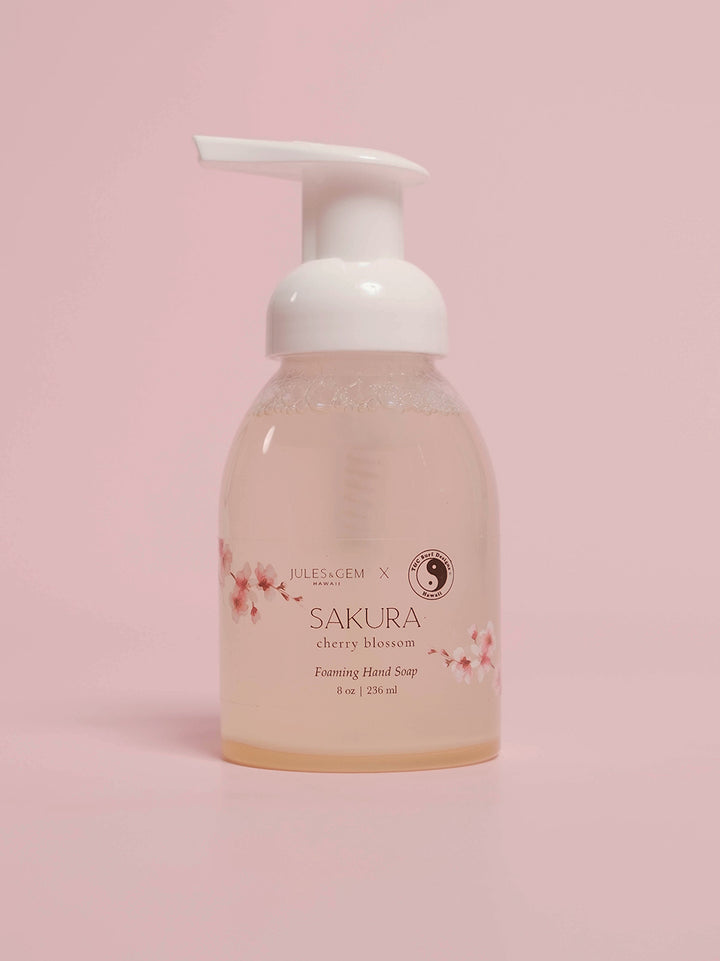 T&C Surf x Jules & Gem 8 oz Sakura Hand Soap