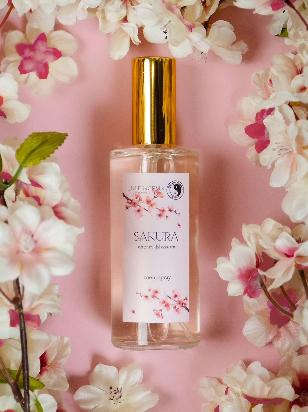 T&C Surf x Jules & Gem Sakura 4 oz Room Spray
