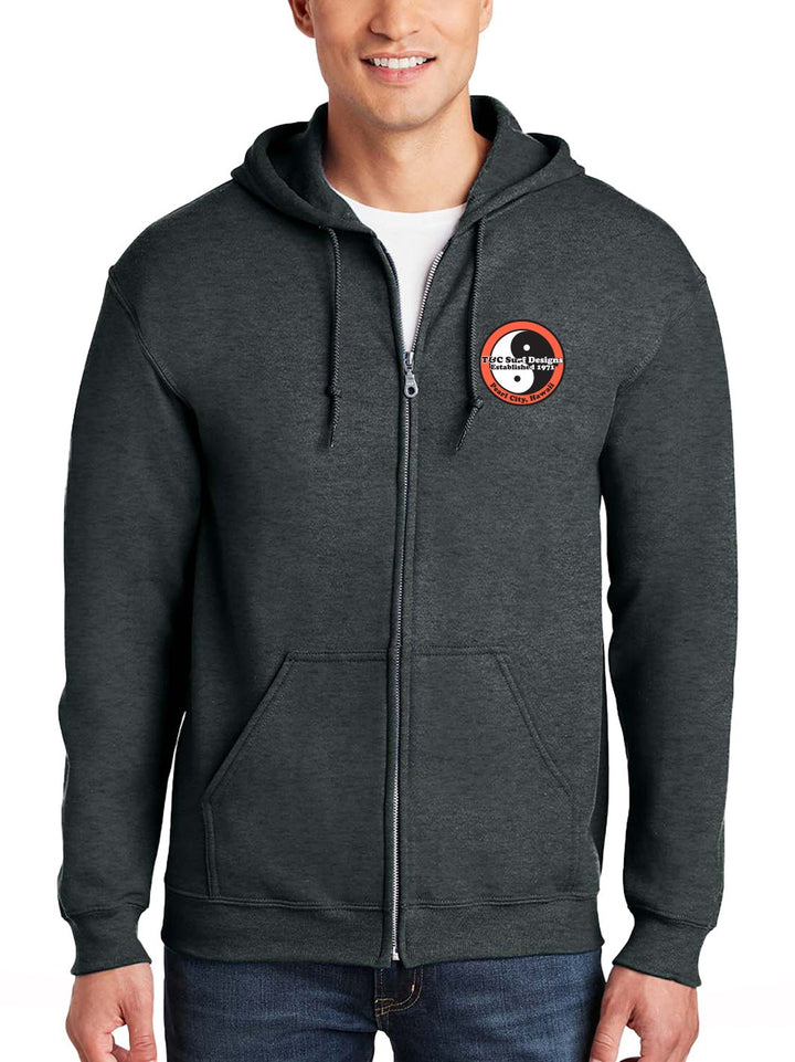 Standard Neon Zip Hoodie - T&C Surf Designs