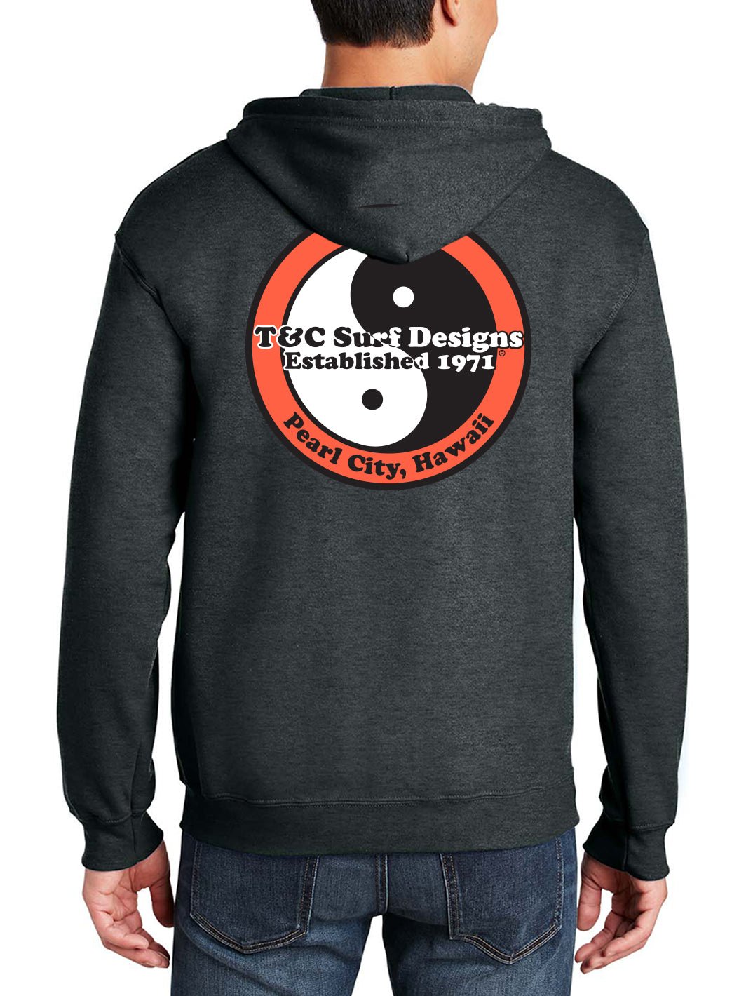 Standard Neon Zip Hoodie - T&C Surf Designs