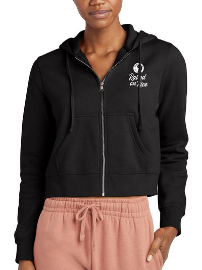 T&C Surf Designs T&C Surf Aloha Grinds Crop Zip Hoodie, 