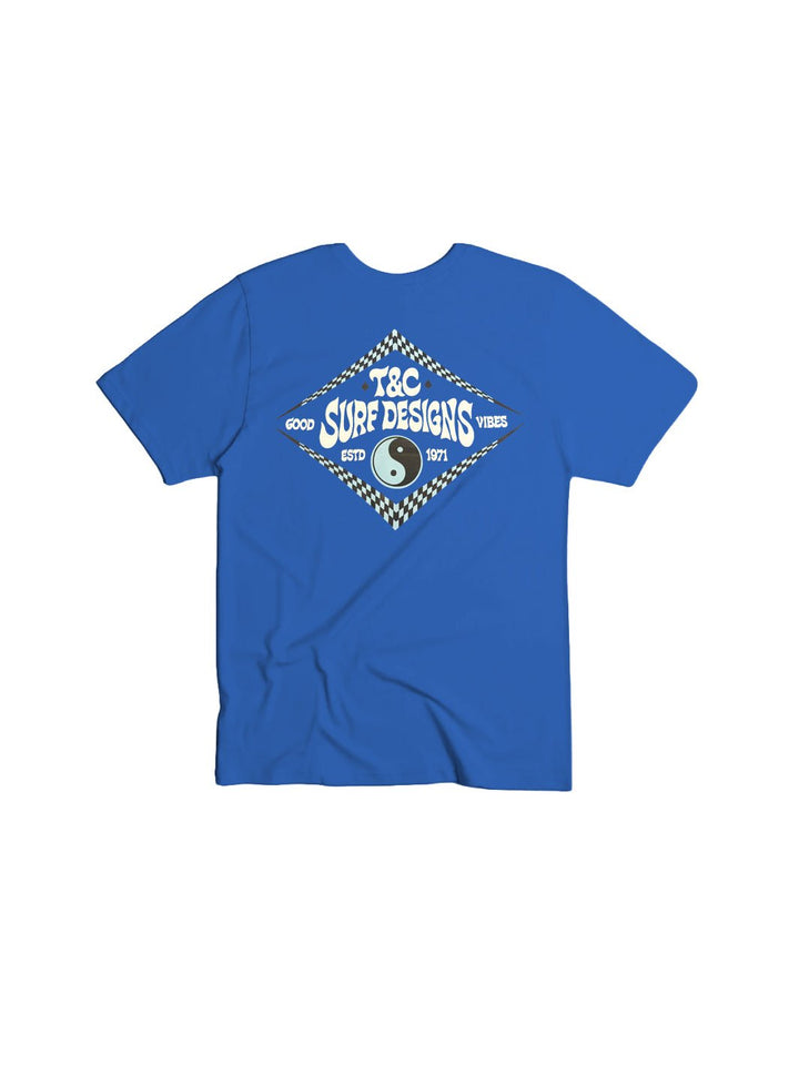 T&C Surf Designs Kids Australia Good Vibes Tee, Pacific Blue / S