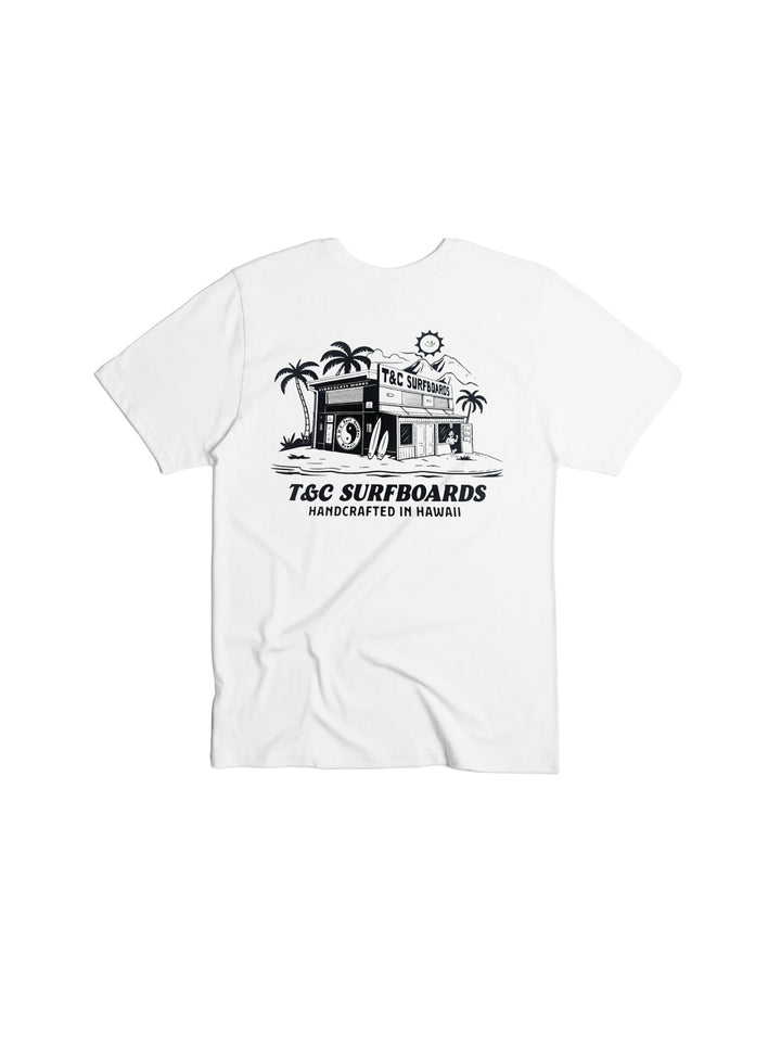T&C Surf Designs Kids Australia Location Tee, White / S