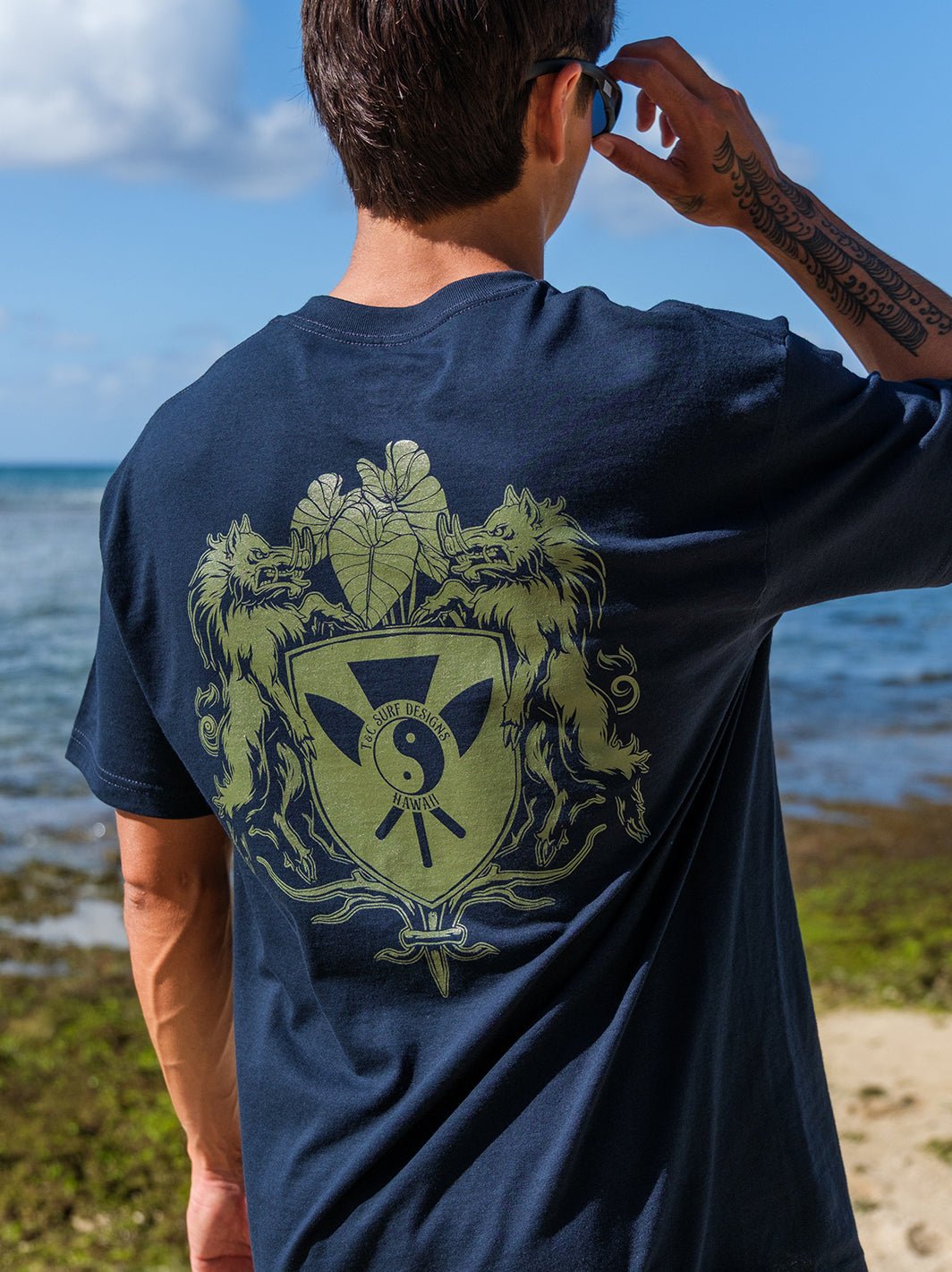 T&C Surf Designs Pua'a Shield Tee,