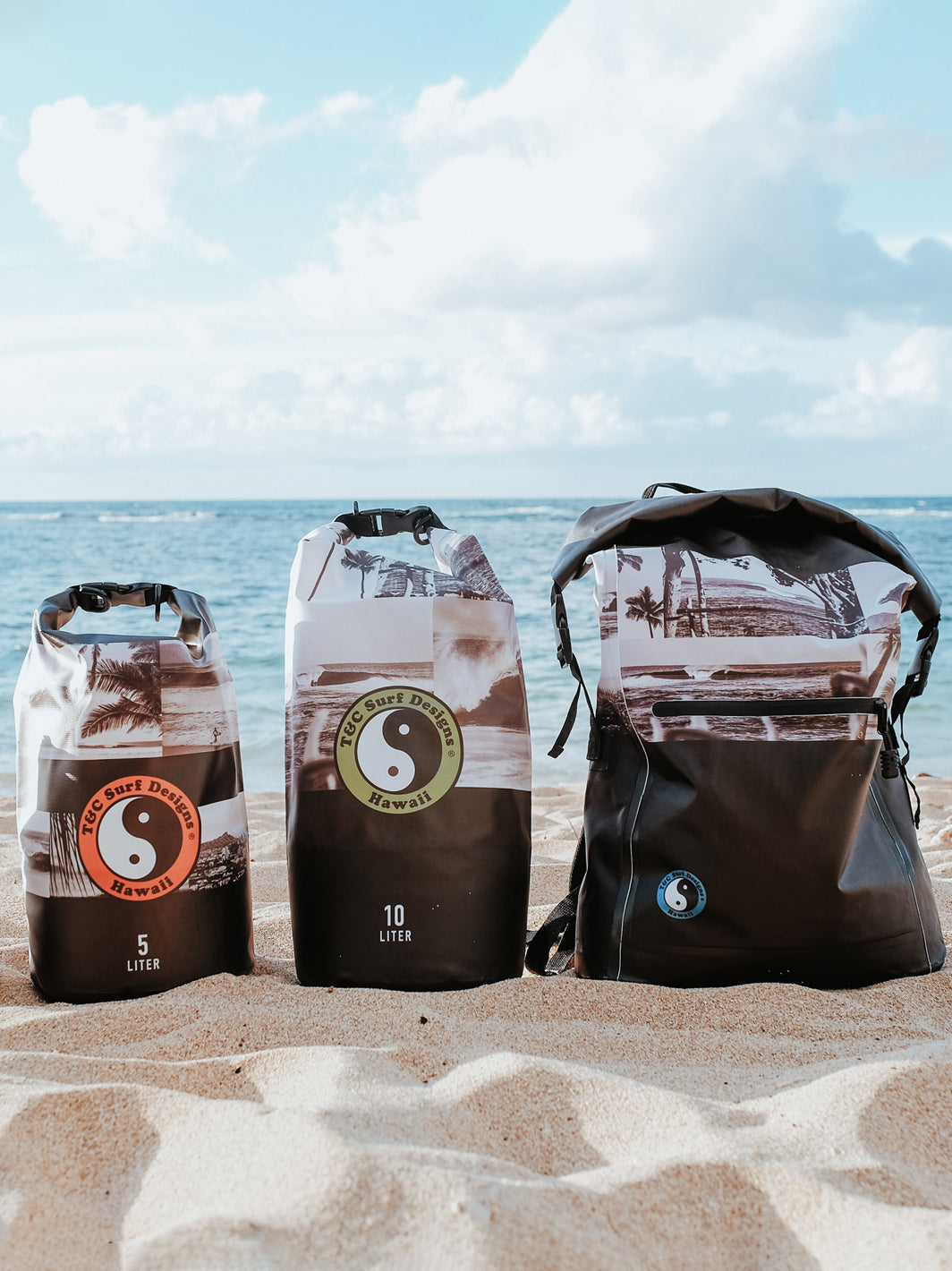 T&C Surf Designs T&C Surf Monotone 10L Dry Bag, 
