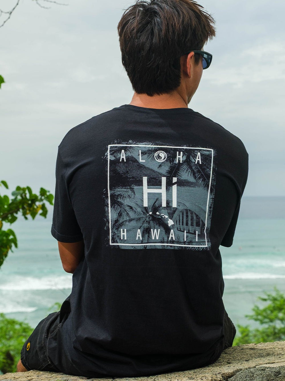 T&C Surf Designs Tone Scenic Square Jersey Tee,