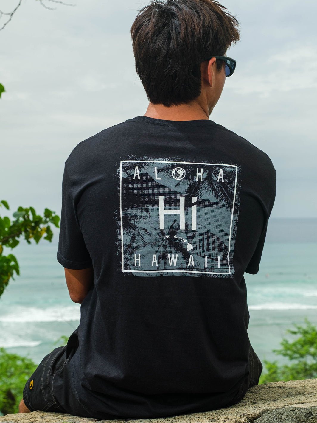 T&C Surf Designs Tone Scenic Square Jersey Tee,