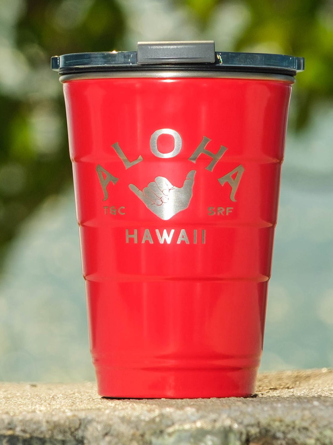 T&C Surf Designs T&C Surf 16 oz Shaka Aloha Pirani,