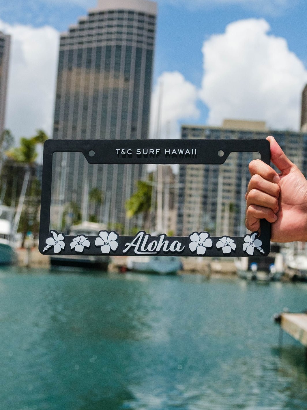 Puakenikeni License Plate – T&C Surf Designs