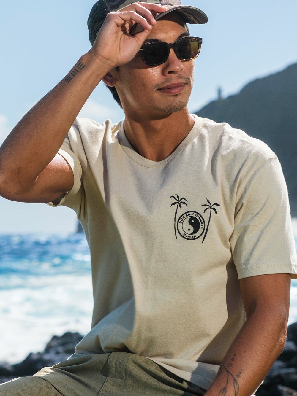 T&C Surf Designs Sumi Wave Jersey Tee,