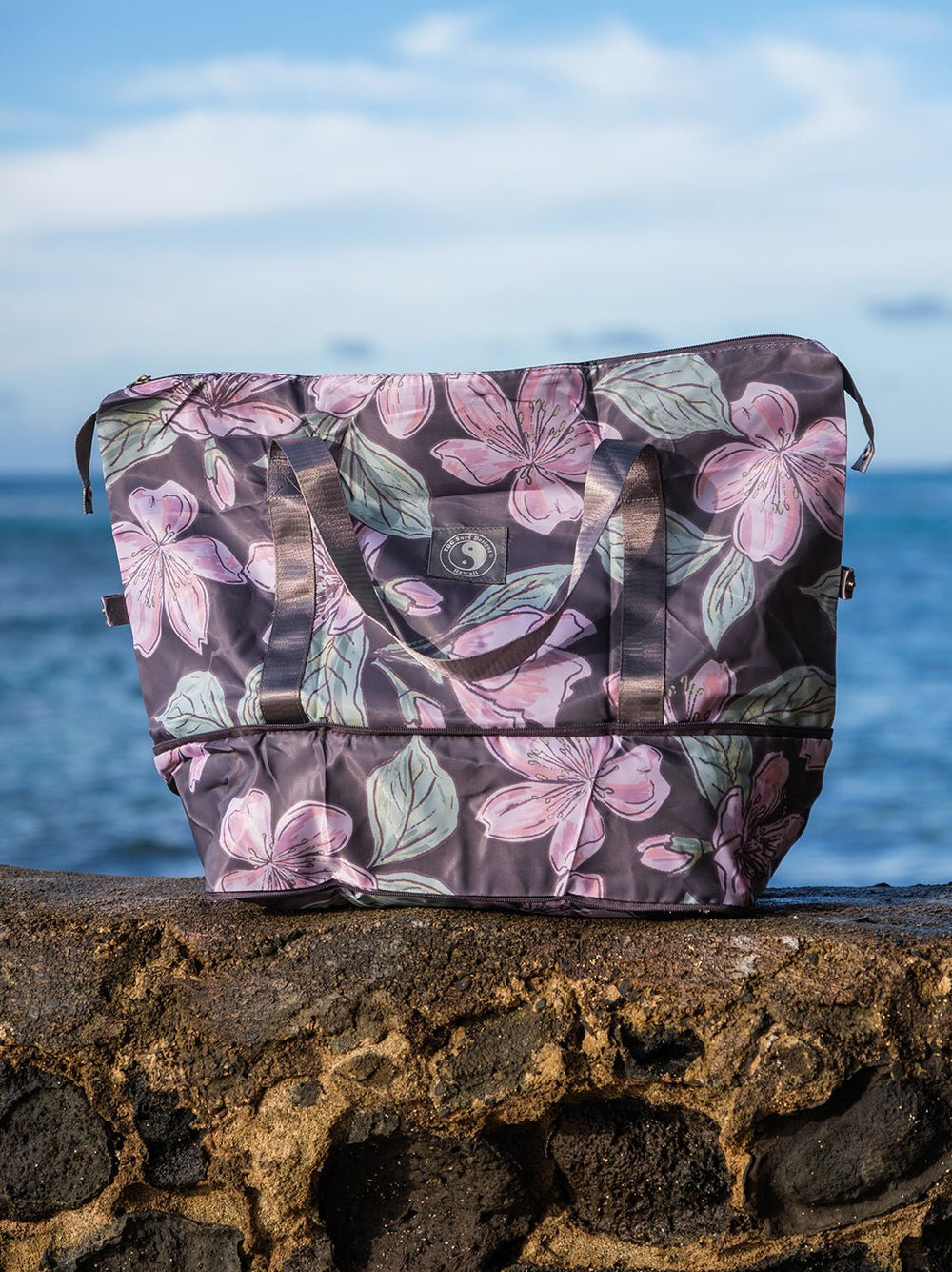 T&C Surf Designs Sakura Sketch Carry On Tote,