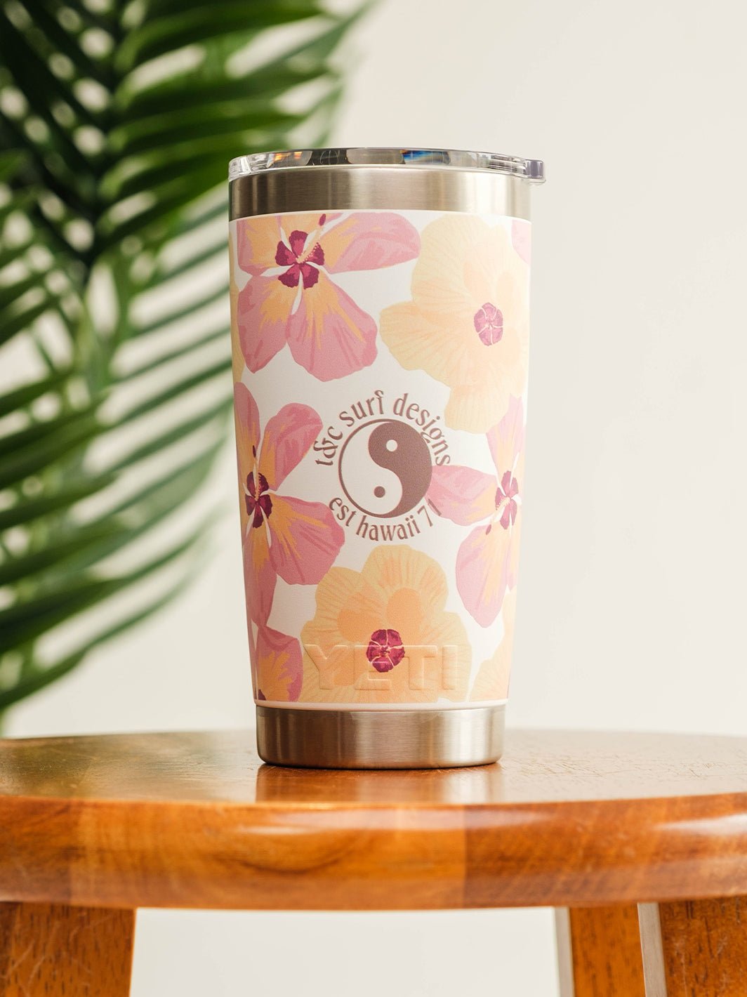 T&C Surf Designs T&C Surf 20 oz Watercolor Hau Tumbler Yeti,