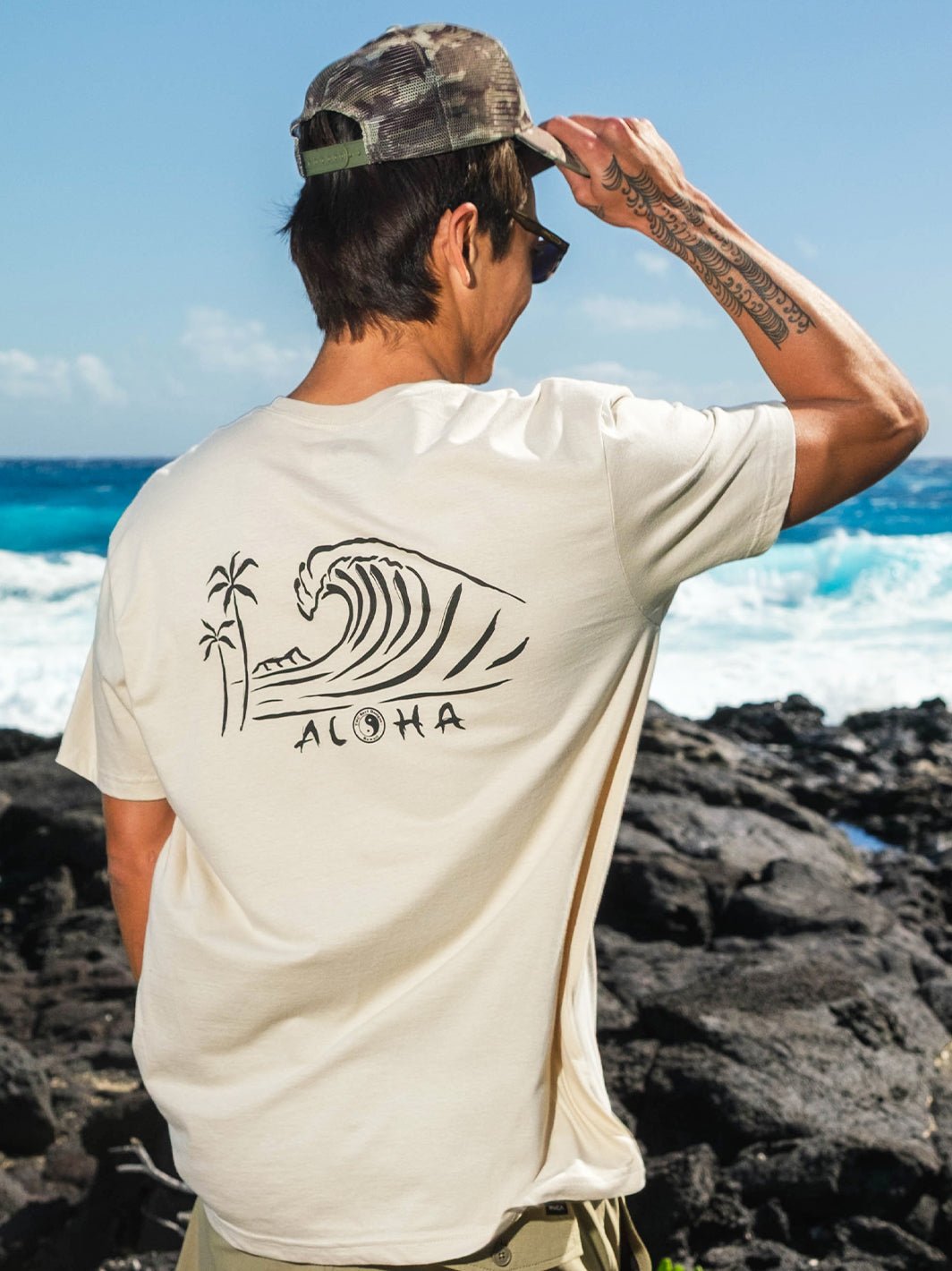 T&C Surf Designs Sumi Wave Jersey Tee,