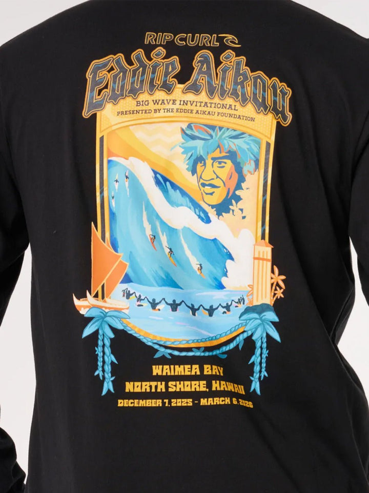 Eddie Would Go Poster Art Long Sleeve - T&C Surf Designs