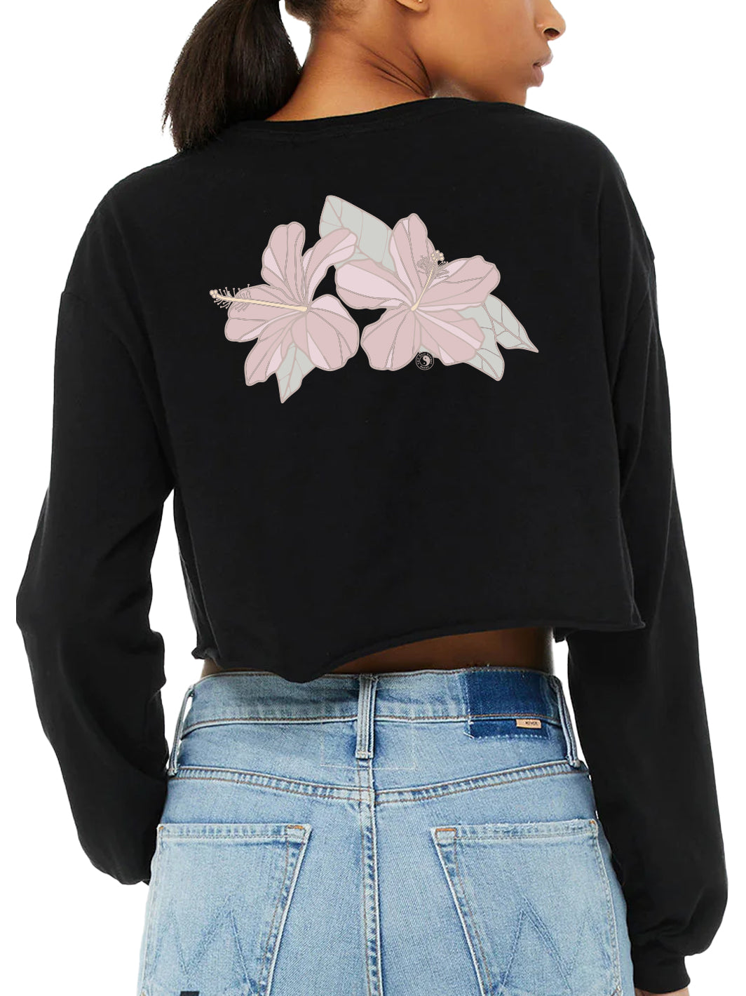 T&C Surf Designs Malama Pono Crop Long Sleeve,