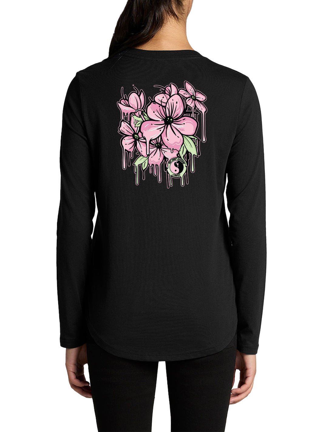 Sakura Drip Maple Curve Long Sleeve - T&C Surf Designs
