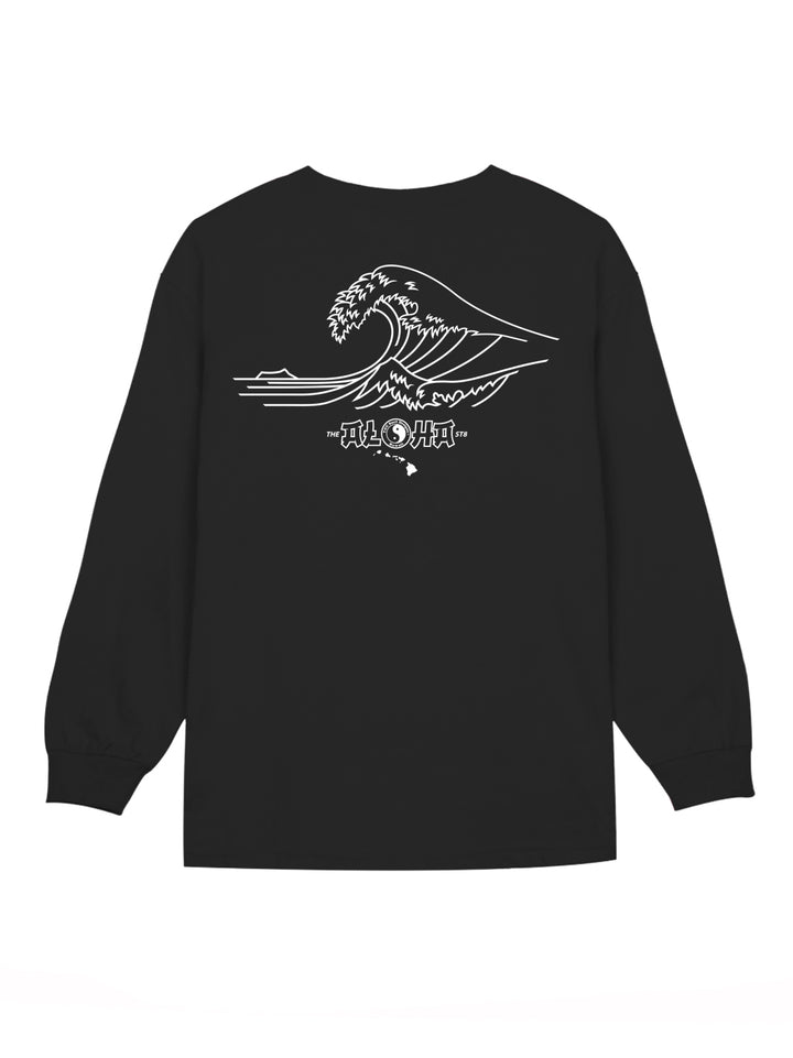Simple Hokusai Long Sleeve - T&C Surf Designs