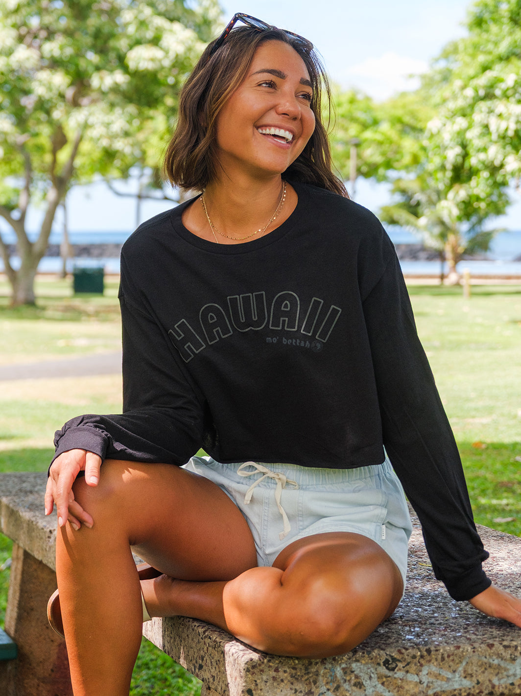 Mo' Bettah Crop Long Sleeve