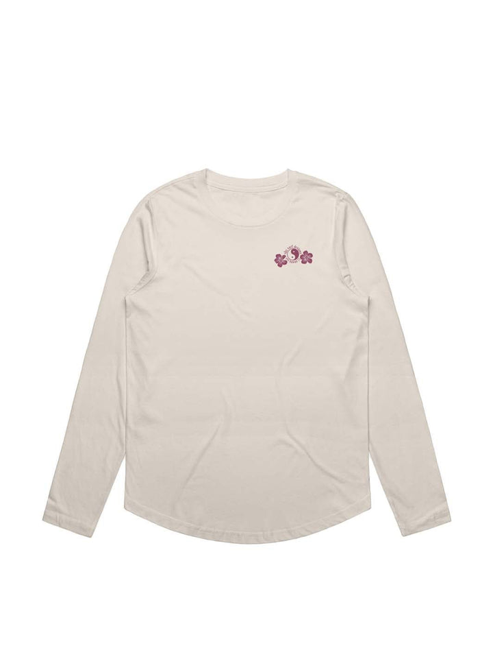 Watercolor Hau Maple Curve Long Sleeve - T&C Surf Designs