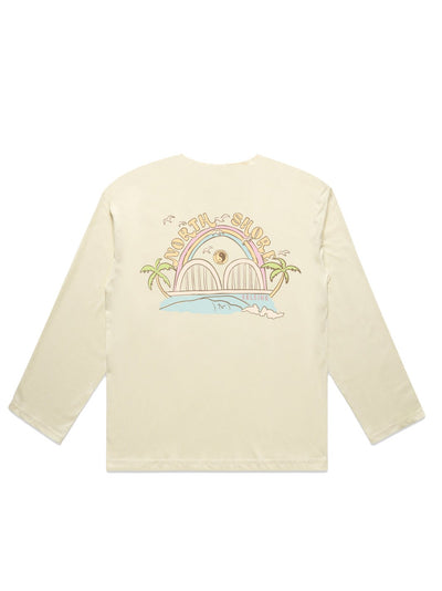 T&C Surf Designs North Shore Days Martina Long Sleeve, Butter / S