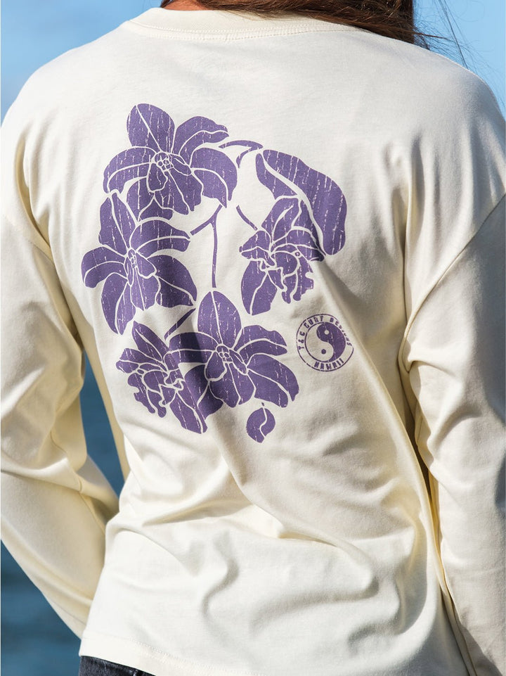 Orchid Branch Martina Long Sleeve - T&C Surf Designs