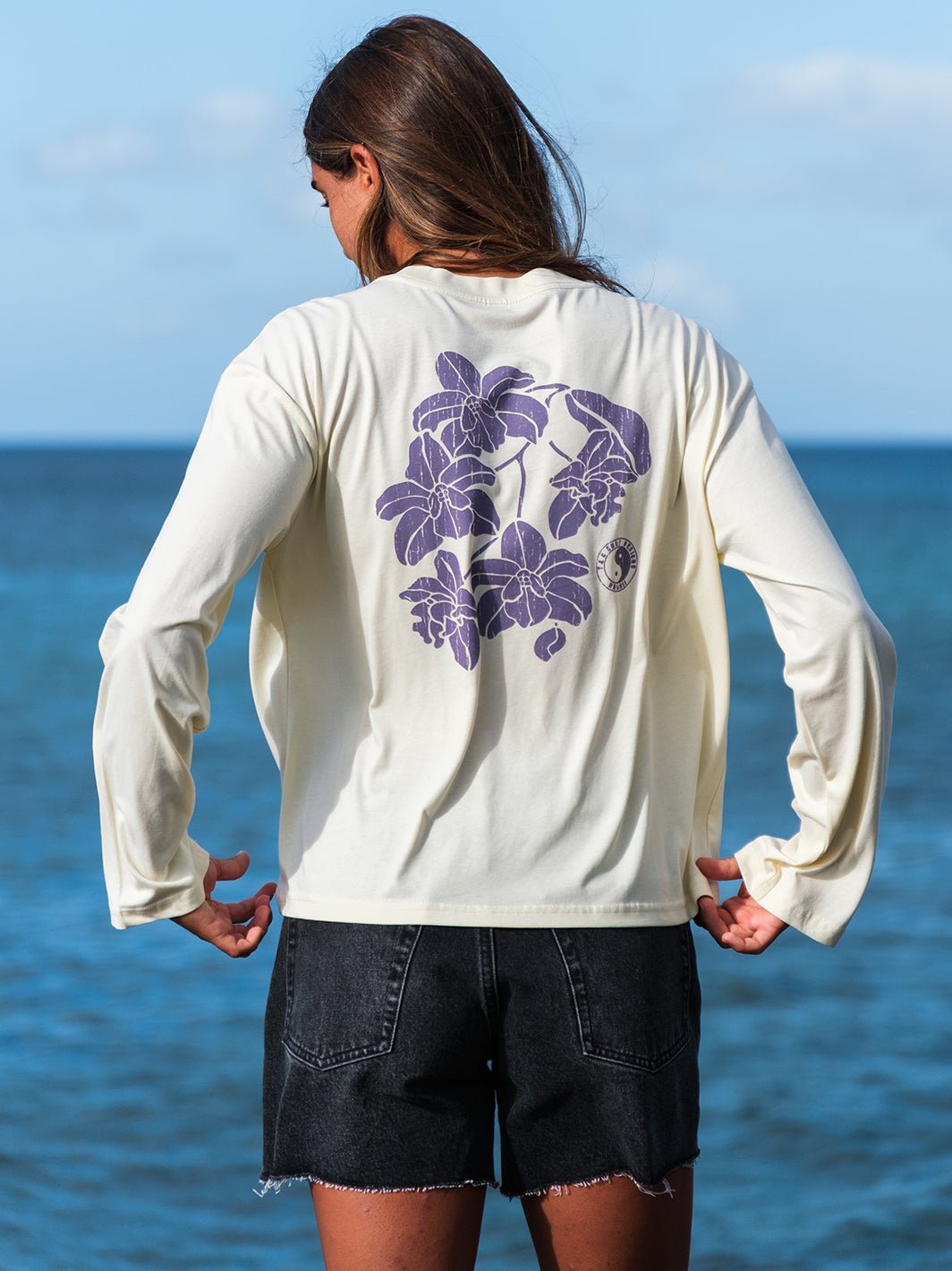 Orchid Branch Martina Long Sleeve - T&C Surf Designs