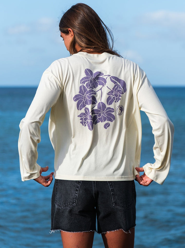 Orchid Branch Martina Long Sleeve - T&C Surf Designs